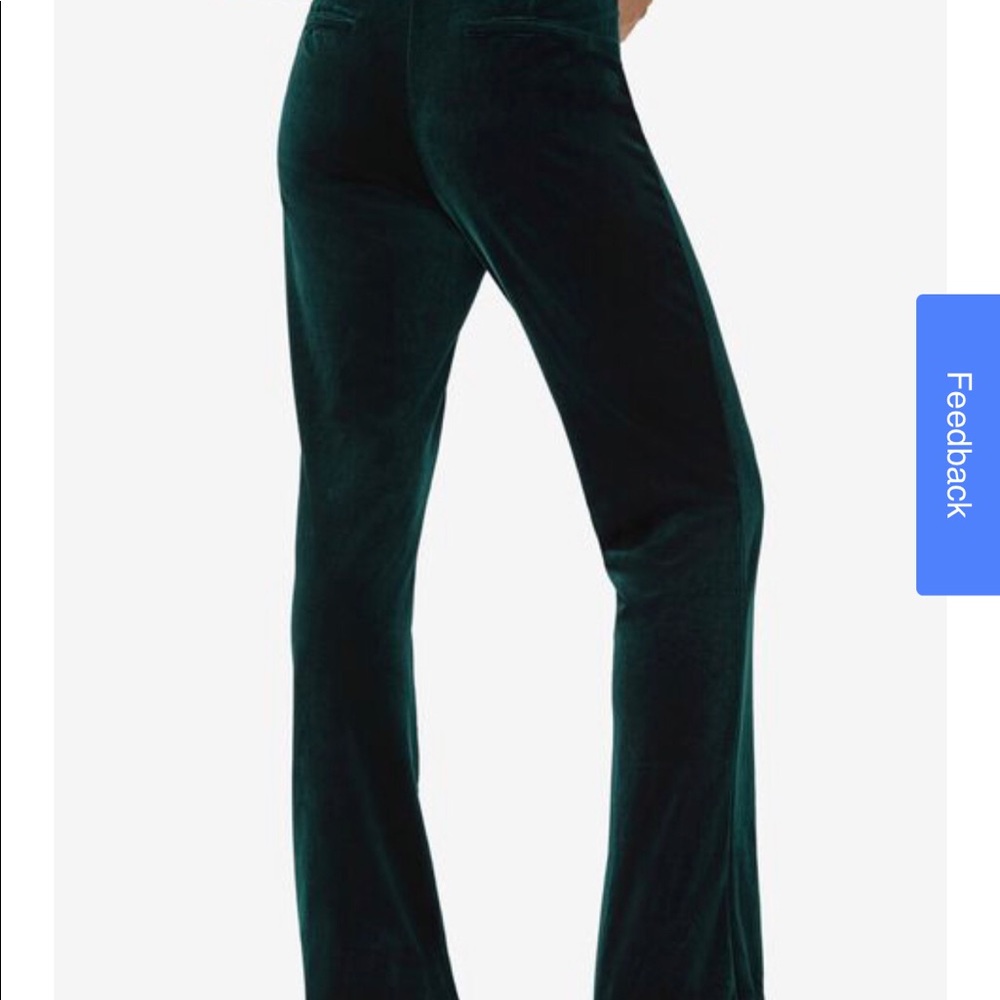 NEW! ELLOS Plus Sized Velvet Wide Leg Pants size 24